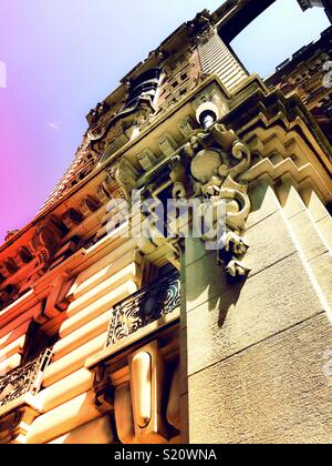 Die Dorilton ist ein historischer Beaux-Arts Apartment House auf der Upper West Side von New York City, USA Stockfoto