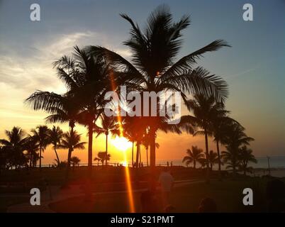 Sonnenuntergang in Broome, Australien Stockfoto