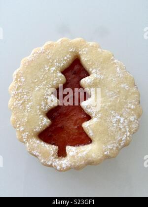 Weihnachten jammy dodgers Stockfoto