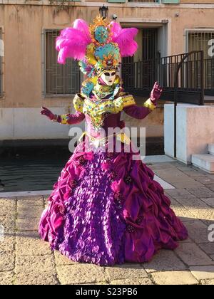 Carnevale di Venezia, Venedig Stockfoto