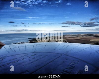 Gipfel des North Berwick Gesetz Stockfoto