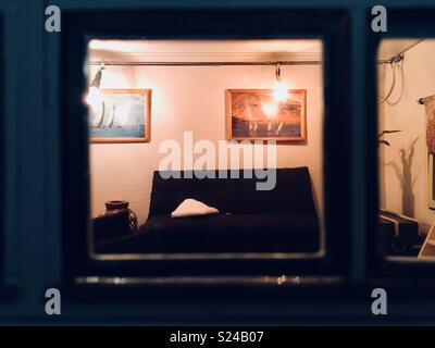 Amsterdam Boat House Museum Stockfoto