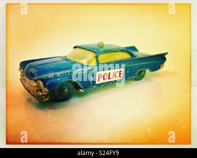 Vintage Buick Electra Polizei Auto Modell/Spielzeug. Stockfoto