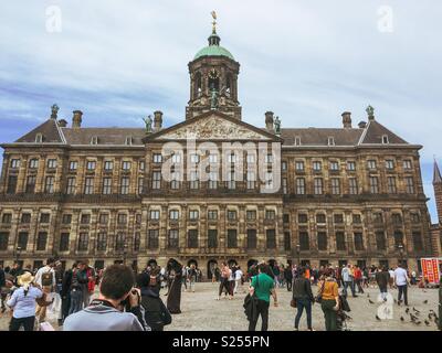 Der königliche Palast in Amsterdam Stockfoto