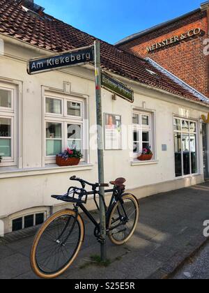 Blankenese, einem schönen Badeort Gemeinschaft in Hamburg, Deutschland. Stockfoto