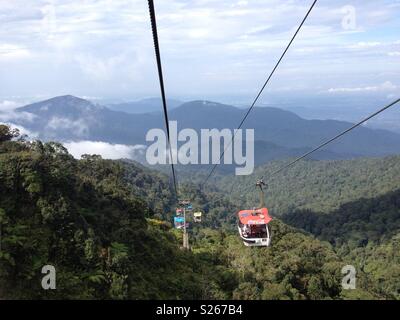 Hochland Seilbahn Stockfoto