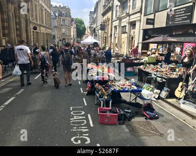 Mais Street Market Bristol Stockfoto