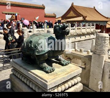 Die Palace Museum verbotene Stadt Peking, China Stockfoto