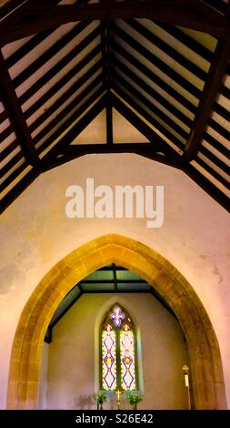 Kirche innen detail Stockfoto