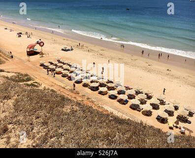 Albufeira Olhos de Água Stockfoto