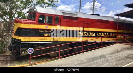 Panama Canal Railway Stockfoto