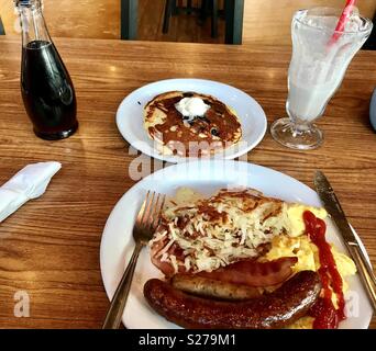 Denny's Frühstück Miami Stockfoto