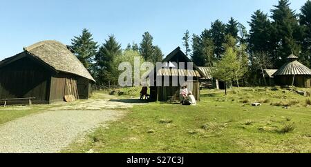 Viking Village Norwegen Stockfoto