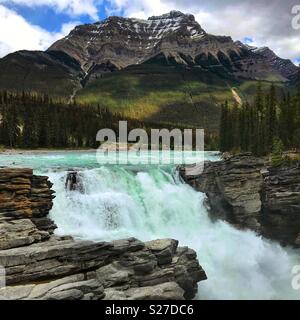 Athabasca Falls in Alberta, Kanada Stockfoto