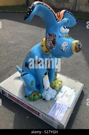 Wild at heart gromit Trail unleashed Bristol 2018 Stockfoto