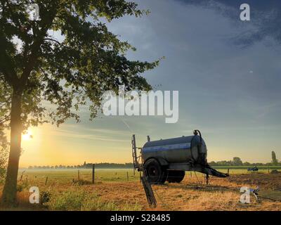 Farmer's Sunrise Stockfoto