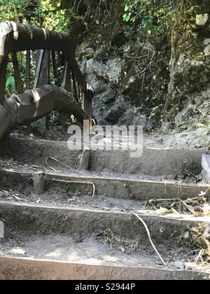 Treppe ins nichts Stockfoto