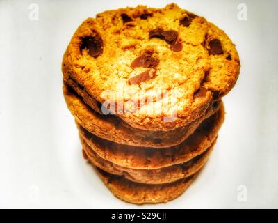 Fox's Chocolate Chip Cookies Stockfoto