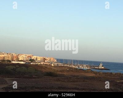 Las Galletas auf Teneriffa Stockfoto