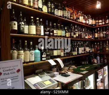 Malt whisky Auswahl Stockfoto