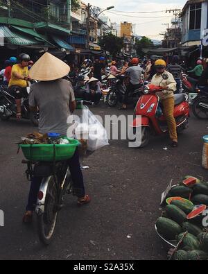 Vietnamesischen Markt. Nha Trang, Vietnam. Stockfoto