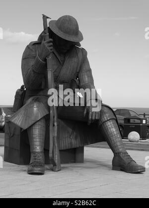 Tommy Skulptur Seaham Stockfoto