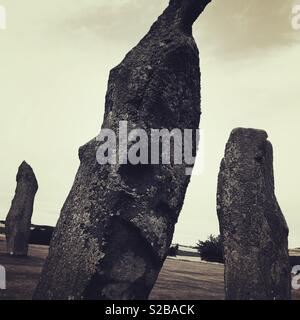 Lundin Links Steine Stockfoto