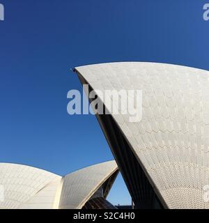 Segel der Sydney Opera House Stockfoto