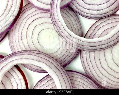 Rote Zwiebel Stockfoto