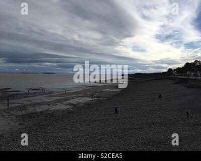 Blick von Penarth Pier Stockfoto