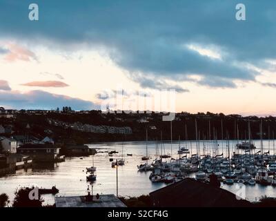 Kinsale Harbour Irelans Stockfoto