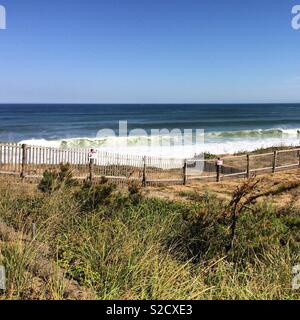 Nauset Light Beach, Cape Cod National Seashore, Eastham, Massachusetts, Vereinigte Staaten von Amerika Stockfoto