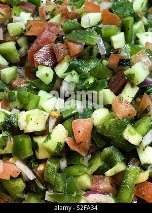 Gehackt Salat Stockfoto
