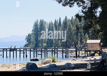 Sugar Pine Point State Park Lake Tahoe, Kalifornien Stockfoto