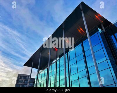 Der neue BBC-Hauptquartier in Cardiff Centre, South Wales. Stockfoto