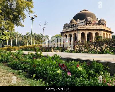 Schöne Landschaft von lodhi Garten in Neu Delhi, Indien Stockfoto