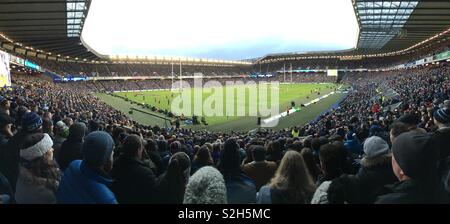 Murrayfield Stadium im Herbst Rugby internationals - Schottland vs Argentinien 2018 Stockfoto