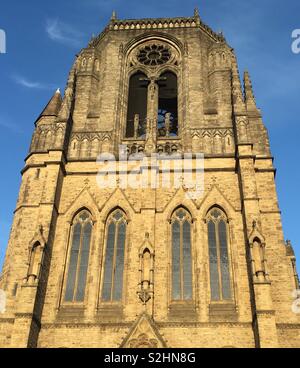 Die Heiligen Namen Kirche, Oxford Road, Manchester, England. Stockfoto