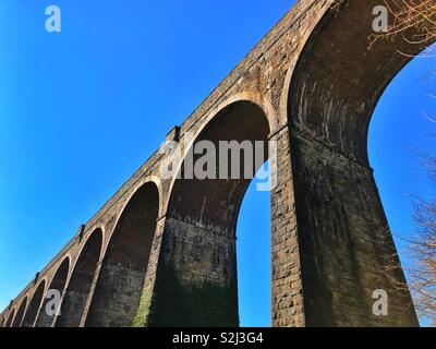 Porthkerry Viadukt, Porthkerry Park, Barry, Tal von Glamorgan, South Wales. Stockfoto