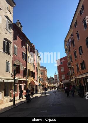 Altstadt von Rovinj Stockfoto