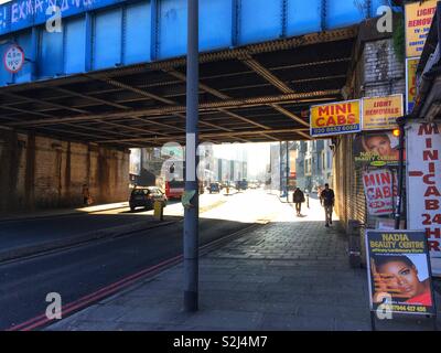 Lewisham High Street in London, England am 27. Februar 2019 Stockfoto