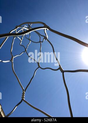 Kabel Skulptur Barcelona Stockfoto