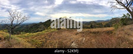 Einen Panoramablick auf Costa Rica's Landschaft. Stockfoto
