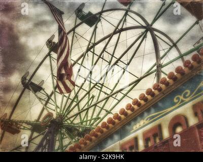 Straßenkarneval Riesenrad Stockfoto