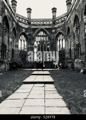 Ausgebombten Kirche Liverpool Stockfoto