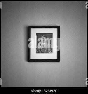 Ein Portrait Bild von Adolf Hitler. Führer der Deutschen Nsdap. Anstifter des 2. Weltkrieges. Jahrgang April 1889 20. 30.April 1945 starb. Stockfoto
