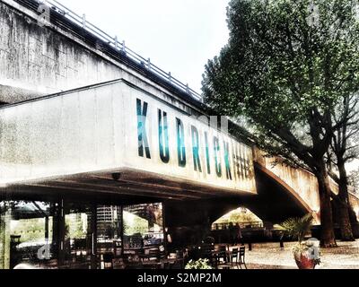 Stanley Kubrick film Jahreszeit an der British Film Institute in der Nähe der Waterloo Bridge in London, England.