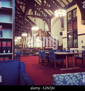 In Williston Bibliothek, Mount Holyoke College, South Hadley, Massachusetts, Vereinigte Staaten von Amerika Stockfoto