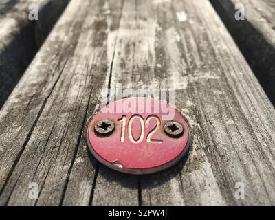 Pub Gartentisch Nr. 102 Stockfoto