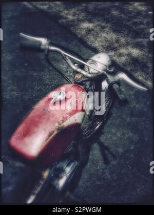 Alte Moto Guzzi Motorrad Stockfoto